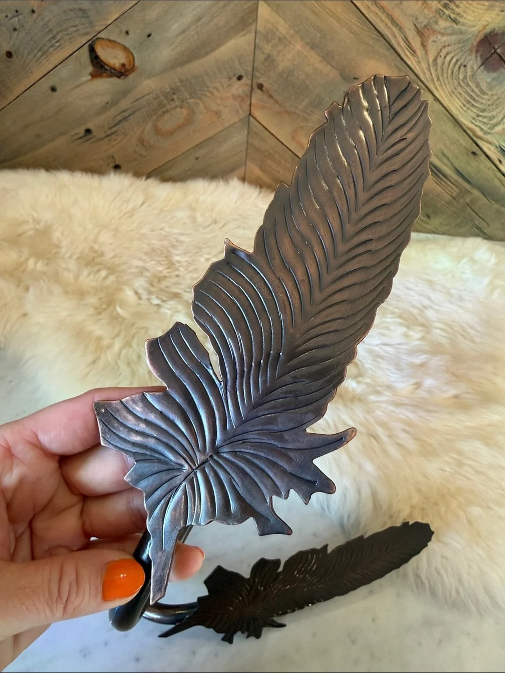 Magical Thinking Boho Feather Curtain Tie-Back Set of 2